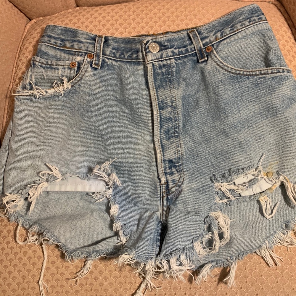 Vintage 501 Levi’s distressed Shorts